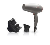 GA.MA Sèche-cheveux Titan Keratin Diamond 3D GH0303 2300 W Ion Kératine Léger Gris