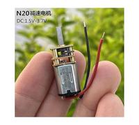 GA12-N20 12mm Gear electronic starter Full Metal Gearbox DC1.5V 3V 3.7V 220RPM Slow Speed 10mm Long Shaft DIY Lock Robot Smart Car RUAJOGYNVM
