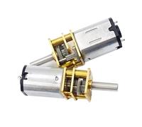 GA12-N20 DC 3V 6V 12V Micro moteur à engrenages en métal roue dentée 30 tr/min 50 60 100 150 200 300 600 1000(200RPM,3V)