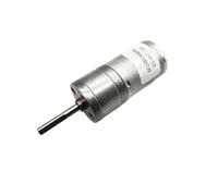 GA25-370 DC Gear electronic starter 6-24V D Shape 25mm Long Shaft electronic starter Reducer Gear electronic starter DIY Accessories IINKUEYK(24v 58rpm,Package B)