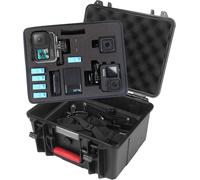 Ga700-3 Étui De Transport Pour Gopro Hero10/9/8/7/6/5/4/3+/3/2/1,Gopro Hero 2018,Osmo Action (Appareils Photo Et Accessoires Non Inclus), Noir, Modern, Noir, Modern[Camera2790]