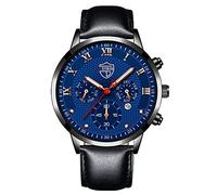 Ga900a-1a9 Montre à quartz analogique décontractée en cuir pour homme, b, taille unique