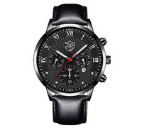 Ga900a-1a9 Montre à quartz analogique décontractée en cuir pour homme, D, taille unique