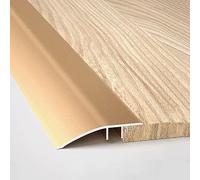 Gaahing Bande de transition en aluminium pour stratifié et moquette - Étanche - Ne se déforme pas - Multicolore - L 110 cm