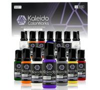 Gaahleri Kaleido Primary - Lot de 12 couleurs Kit de peinture acrylique à l'eau pour aérographe, conçu pour les maquettes à l'échelle, Gundam, mechas, véhicules et figurines. Pré-diluée.