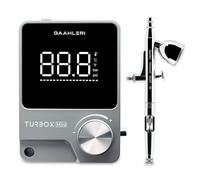 Gaahleri Turbox mini Kit GHAD-39 0.35mm, aérographe et compresseur à double action, contrôle de l’air à 18 vitesses, double Mode ultra-silencieux, affichage numérique. Multi-scénario pour peinture
