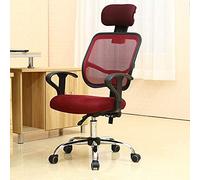 GAAHRQQQ Chaise de bureau à domicile dossier en maille inclinable chaise pivotante élévateur d'ordinateur Il y a 6 couleurs au choix parmi une chaise pivotante à 360 degrés (couleur : 2) (6)