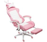 GAAHRQQQ Chaise de jeu ergonomique pour jeux vidéo - Chaise bob en cuir synthétique - Chaise de bureau de course avec support lombaire (couleur : )