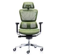 GAAHRQQQ Chaise ergonomique double dos soutien de la taille Accueil Chaise d'ordinateur confortable Chaise de bureau Chaise patron E-Sports Game Net Chair (couleur : noir)