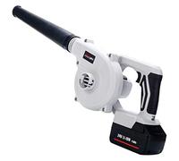 GAAHRQQQ Souffleur de feuilles de jardin pratique 2 en 1, aspirateur et broyeur sans fil, sac de collecte de 1 L (couleur : 2 batteries, taille : 2,0 Ah) TDF (1 × batterie 2,0 Ah)