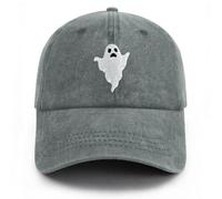 Gaakvrr Chapeau de montagne pour homme et femme, casquette de baseball de montagne réglable amusante, Noir-fantôme-1-Gris, Taille unique