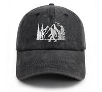 Gaakvrr Chapeau de montagne pour homme et femme, casquette de baseball de montagne réglable amusante, Noir-montagne-2, Taille unique