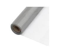 Gaas 80x2000 cm roestvrij staal zilverkleurig150894