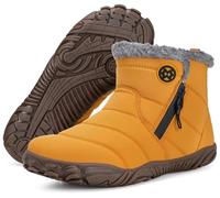 Gaatpot Barefoot Bottes Homme Bottines Large Pied, Jaune, 46 EU