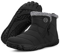 Gaatpot Barefoot Bottes Homme Femme Bottines Large Pied, Noir, 41 EU