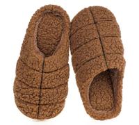 Gaatpot Chausson Peluche Pantoufle Femmes Homme Hiver Chaude Chaussures Maison Créatifs à Motif Ballon,Basketball marron,42/43(280)