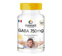 GABA 750 mg - 100 gélules - Végan - Acide γ-aminobutyrique | Warnke Vitalstoffe - Qualité des pharmacies allemandes