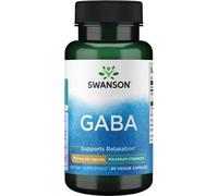 GABA 750 mg 60 gélules végétales Swanson Health Products