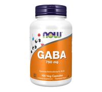 NOW Foods GABA 750 mg – 100 gélules végétales