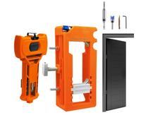 Gabarit à mortaiser de charnière, outil de gabarit de porte, ensemble de réglage de précision, jauge d'alignement universelle pour menuiserie, dispositif de menuiserie complet et durable pour