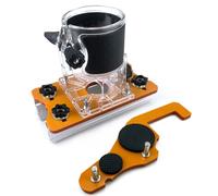 Gabarit à mortaiser pour machine de coupe de 65 mm 2 en 1, support de rainurage invisible, localisateurs, linéaires, rails de menuiserie, localisateurs de fixations