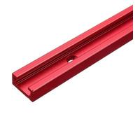 Gabarit à onglet en T en alliage d'aluminium pour tables de toupie de travail du bois - Longueur réglable de 300 mm à 600 mm, profil de 19 x 9,5 mm, compatible (500 mm)