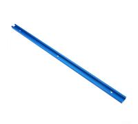 Gabarit à onglet T-Track pour défonceuse à bois, guide de rail en alliage d'aluminium 300 à 600 mm, compatible avec vis en T et pinces à action rapide, bleu, 500 mm