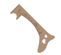 Gabarit à sourcils | Guide de contour des yeux en silicone souple | Outil de mesure des sourcils, outil de maquillage rapide des yeux, règle de façonnage des sourcils pour eyeliner ailé