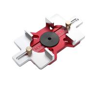 Gabarit À Tenon Et Mortaise,Guide Fraisage Précision 2-en-1 - Outil Guidage Position Rainurage pour Coupe Installation Bords Rayonnés Armoires Cercles Mortaises Rainures Bois