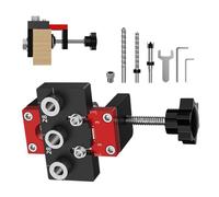 Gabarit À Vis De Poche | Multifonction en d'Aluminium Portable Outils de Menuiserie - Gabarit pour Menuiserie et Chevillage | pour Assemblage Meubles Atelier Coin et Chant à Domicile