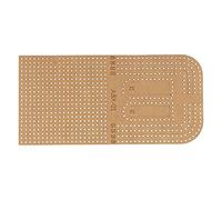 Gabarit Acrylique Outil Pochoir Couper le Trou Règle à Glissière Règle de Hachage de Filet Règle de Coupe en Cuir Pochoir de Peinture Pochoir de Peinture Règles en Similicuir