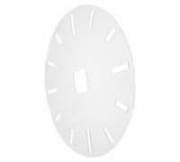 Gabarit Acrylique pour Horloge Transparente, Centrage Précis, 10 Pouces | Mouvement Standard, 12 Repères du Compteur, Bords Polis Lisses, Atelier Maison, Bois et Résine