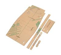 Gabarit Acrylique pour Sac à Bandoulière, Patrons de Couture et Modèles de Couture Kit de Modèle de Sac Transparent et Transparent Modèle de Sac en Cuir Léger et Petit Modèle de