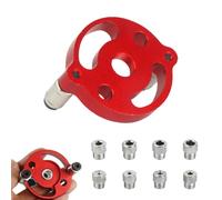 Gabarit Auto-Centrant Pour Tourillons,Outil De Menuiserie Portable En Métal À Main,Guide De Perçage Pour Les Angles | Pour Menuisier Menuiserie Fabrication Meubles Atelier Coin Bord Coupe Rainurage Ma