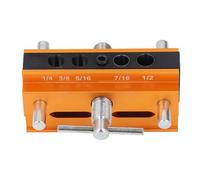 Gabarit avec 6 Bagues Kit de Gabarit de Cheville Auto-centrante pour Trous Droits Largeur de Forage de Bois de Bois de Bois de Bois avec 6 Bagues