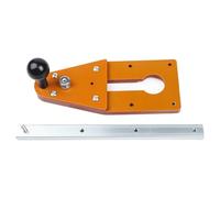 Gabarit circulaire réglable pour le travail du bois, garniture de précision et guide de rainure avec construction en alliage d'aluminium, compatible avec les défonceuses pour coupe circulaire 21,5 x