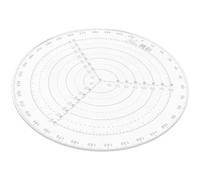 Gabarit Circulaire Règle Ronde pour Dessiner, Centreur de Menuiserie