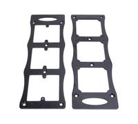 Gabarit d’Ouverture Pour Prise 2PCS, 3 Trous, Type 86, Acier Carbone, Antirouille - Haute Précision, Facile à Utiliser, Pour Travail du Bois et Électricité