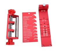 Gabarit d'affûtage de burin avec fixation d'angle et jauge | Kit d'affûtage de ciseaux en métal, guide d'affûtage en alliage d'aluminium pour le travail du bois