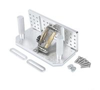 Gabarit d'affûtage réglable pour meuleuse à courroie avec localisateur d'angle de -° à 25°, support d'outils en alliage d'aluminium pour meulage, compatible avec la plupart des courroies