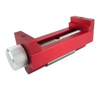 Gabarit d'affûteur de lame à angle réglable pour burins et lames de rabot en alliage d'aluminium rouge compatible avec ciseaux de 0 à 60 mm, lames de rabot 6 à 66 mm, lames de rabot 25 ° 30 °, grande