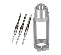 Gabarit d'alésage réglable pour le travail du bois - Guide de perçage en aluminium pour pièces de 20 à 45 mm avec dégagement rapide - Gabarit de perçage pour bois