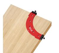 Gabarit d'angle rond, guide de routage d'angle pour le travail du bois R100 R150 R200 R250 R300 Guide de courbe pour bordure d'armoire en aluminium (R100)