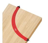 Gabarit d'angle rond, guide de routage d'angle pour le travail du bois R100 R150 R200 R250 R300 Guide de courbe pour bordure d'armoire en aluminium (R300)