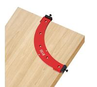 Gabarit d'angle rond, guide de routage d'angle pour le travail du bois R100 R150 R200 R250 R300 Guide de courbe pour bordure d'armoire en aluminium (R150)