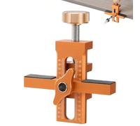 Gabarit d'armoire, positionneur d'installation de porte 'armoire réglable en alliage 'aluminium, gabarit de montage porte avec double rangée 'échelle pour un alignement précis