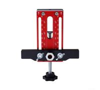 Gabarit d'assemblage de porte d'armoire en aluminium avec pince, outil de poinçonnage réglable de 5 à 45 mm pour cadre de visage et installation sans cadre, avec