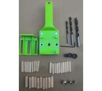 Gabarit d'assemblage portable pour le travail du bois, guide de perçage auto-centrant pour joints à tourillons précis de 6mm, 8mm, 10mm, outil de positionnement pour assemblages de panneaux