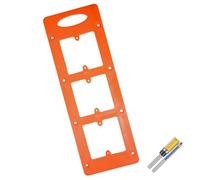 Gabarit de boîte de fil pour installation électrique de type 86 avec trous 14/20 pour le bas de la prise et la commutation, outil facile à utiliser, gabarit de coupe électrique