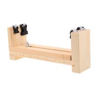 Gabarit de Bracelet Ajustable en Bois, Cadre de Tressage U Échelle Claire | Fabrication sans Assistance, Finition Bois Lisse, pour Bracelets Perlés et Macramé, Table ou Déplacement